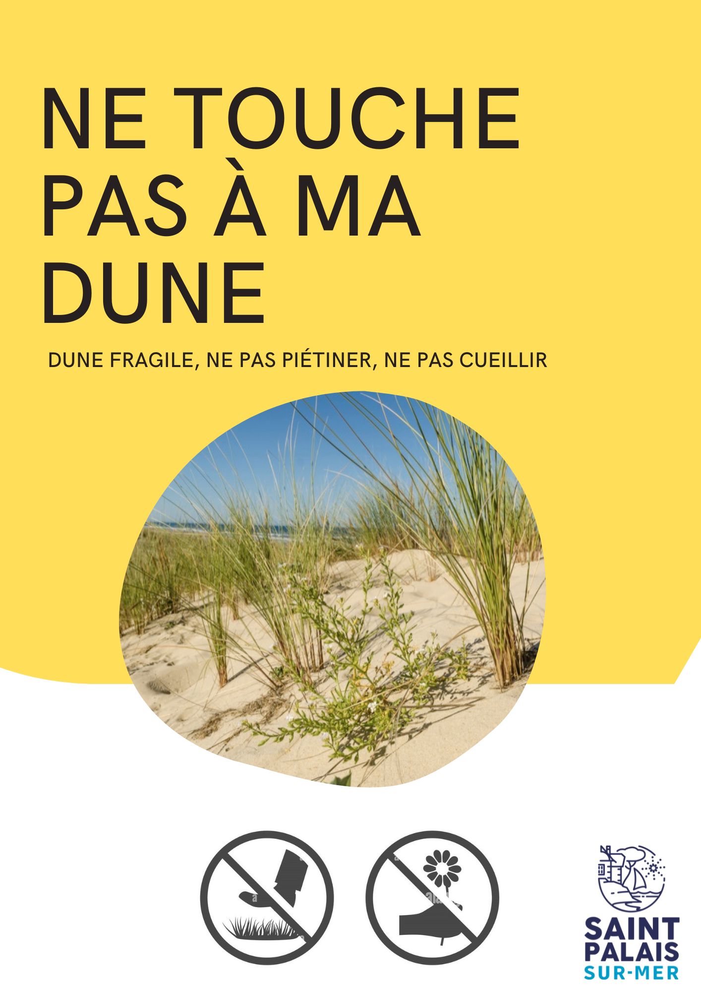 « Ne touche pas à ma dune » — Affiches de sensibilisation - Image 3